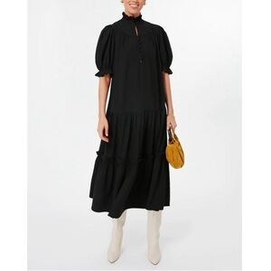 POMANDER PLACE Black Selena Maxi Dress